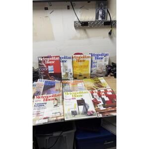 Metropolitan Home Magazine Lot 1999–2003 Interior Design Decor Issues